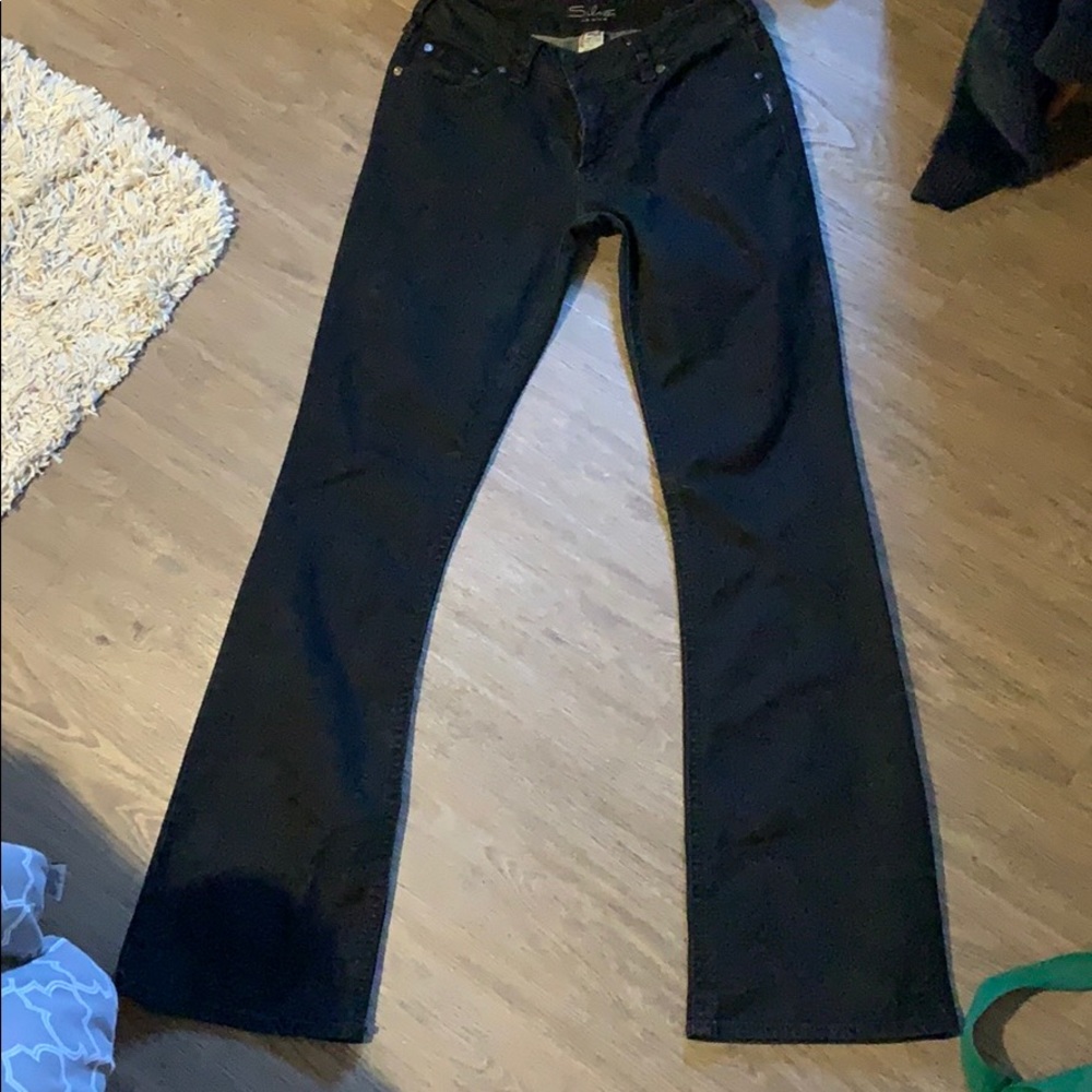 Silver Suki black wash